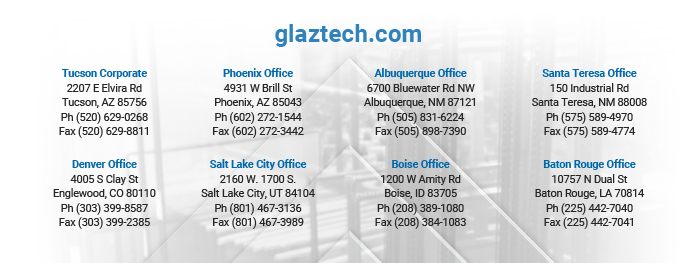 Glaz-Tech Industries Locations