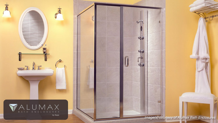 Alumax Shower Enclosures Fabricated by Glaz Tech Ind